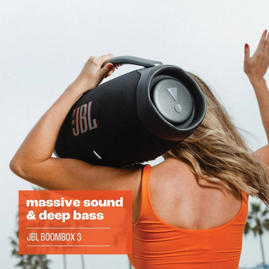 JBL Boombox 3 WiFi – Puissance, Bass Boost et Liberté sans Limites